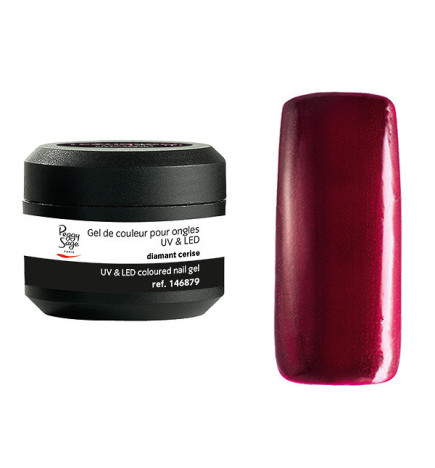 Gel de Couleur pour Ongles Uv&LED Color It Diamant Cerise Peggy Sage 5g