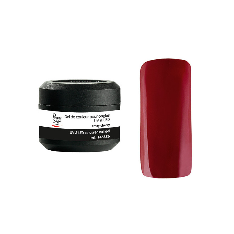 Gel de Couleur pour Ongles Uv&LED Color It Crazy Cherry Peggy Sage 5g Gel de Couleur pour Ongles Uv&LED Color It Crazy Cherry Peggy Sage 5g