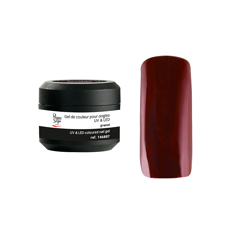 Gel de Couleur pour Ongles Uv&LED Color It Grenat Peggy Sage 5g