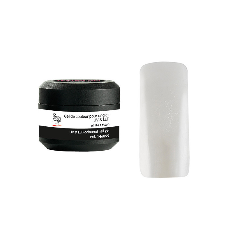 Gel de Couleur pour Ongles Uv&LED Color It White Cotton Peggy Sage 5g