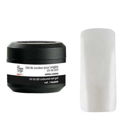 Gel de Couleur pour Ongles Uv&LED Color It White Cotton Peggy Sage 5g