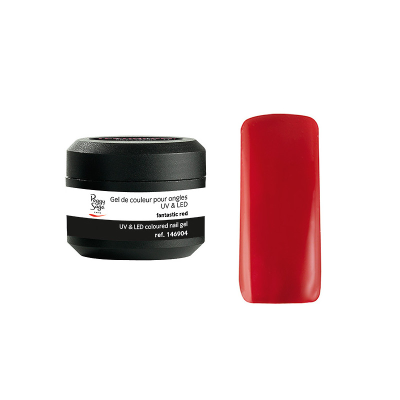 Gel de Couleur pour Ongles Uv&LED Color It Fantastic Red Peggy Sage 5g