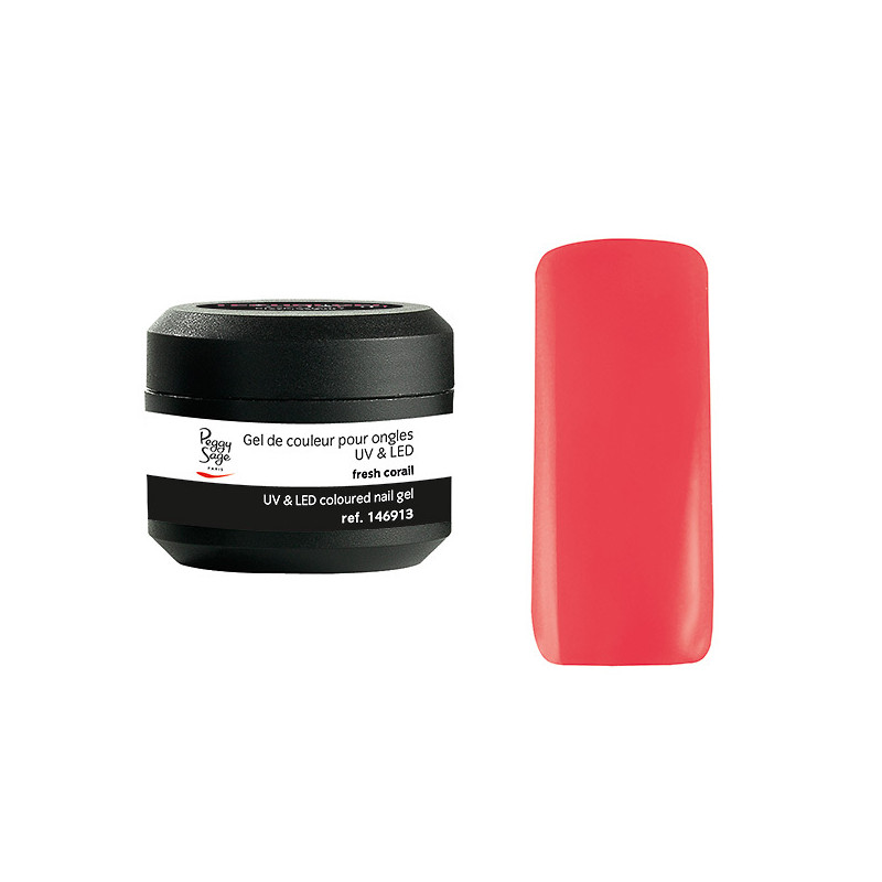 Gel de Couleur pour Ongles Uv&LED Color It Fresh Corail Peggy Sage 5g Gel de Couleur pour Ongles Uv&LED Color It Fresh Corail Peggy Sage 5g