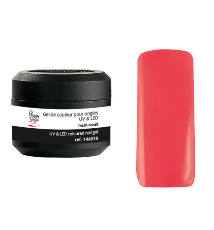 Gel de Couleur pour Ongles Uv&LED Color It Fresh Corail Peggy Sage 5g