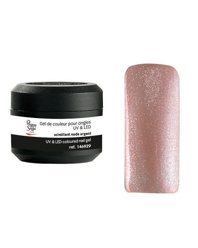 Gel de Couleur pour Ongles Uv&LED Color It Nude Argent Peggy Sage 5g