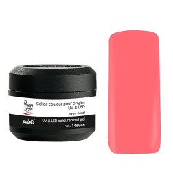 Gel de Couleur pour Ongles Uv&LED Color It Paint Neon Coral Peggy Sage 5g