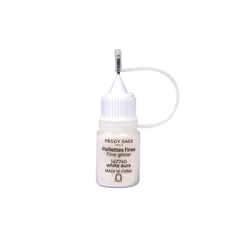 Paillettes Fines - White Aura 3 gr Peggy Sage Paillettes Fines - White Aura 3 gr Peggy Sage