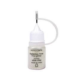 Paillettes Fines Pour Ongles Silver Mist 3gr Peggy Sage