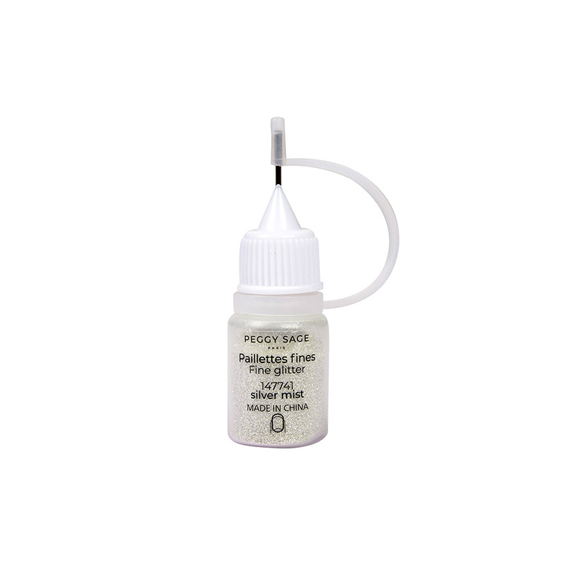 Paillettes Fines Pour Ongles Silver Mist 3gr Peggy Sage