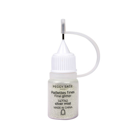 Paillettes Fines Pour Ongles Silver Mist 3gr Peggy Sage