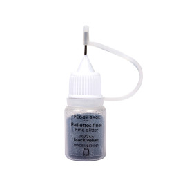 Paillettes Fines Pour Ongles Black Velvet 3gr Peggy Sage