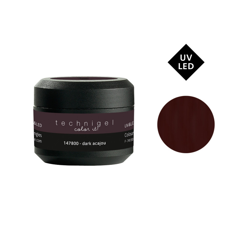 Gel de Couleur pour Ongles Uv&LED Color It Color Dark Acajou Peggy Sage 5g