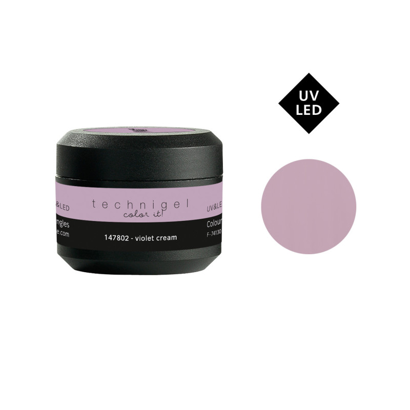 Gel de Couleur pour Ongles Uv&LED Color It Color Violet Cream Peggy Sage 5g