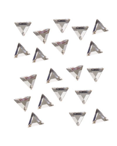 Strass pour Ongles Triangle Argent 3mm Peggy Sage x 20