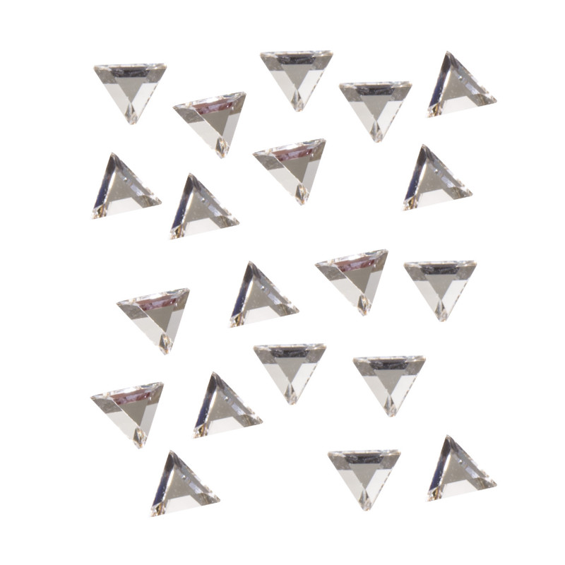Strass pour Ongles Triangle Argent 3mm Peggy Sage x 20 Strass pour Ongles Triangle Argent 3mm Peggy Sage x 20