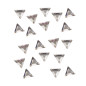 Strass pour Ongles Triangle Argent 3mm Peggy Sage x 20 Strass pour Ongles Triangle Argent 3mm Peggy Sage x 20
