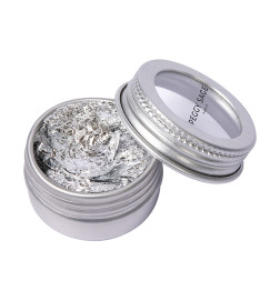 Decor Feuille Argent Peggy Sage