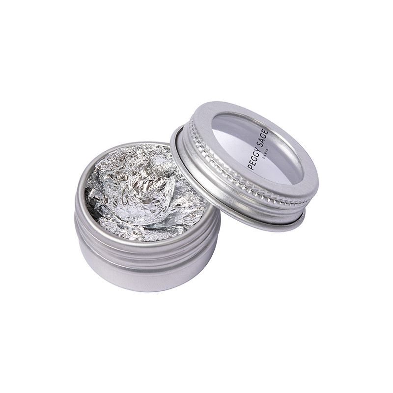 Decor Feuille Argent Peggy Sage