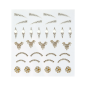 Décors Adhésifs pour Ongles Jewel Peggy Sage Décors Adhésifs pour Ongles Jewel Peggy Sage