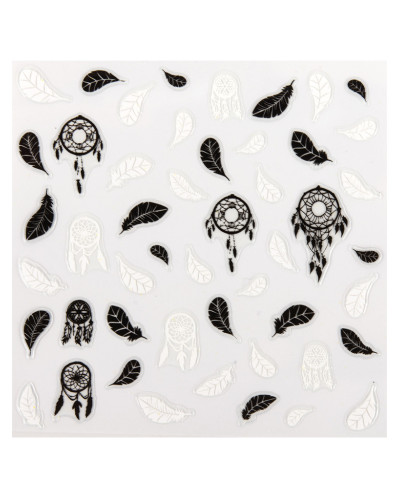 Décors Adhésifs pour Ongles Plumes Peggy Sage