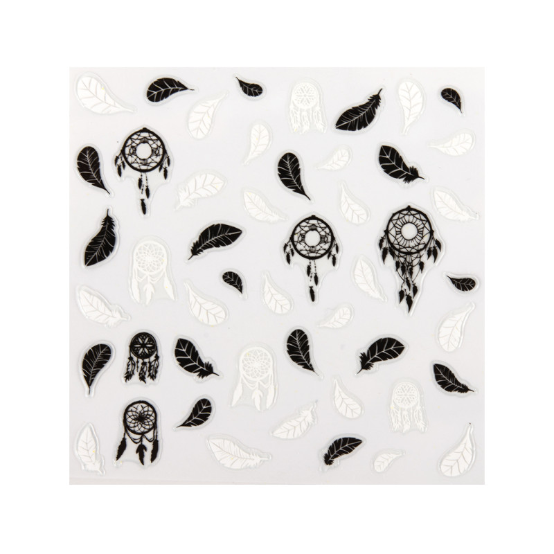 Décors Adhésifs pour Ongles Plumes Peggy Sage Décors Adhésifs pour Ongles Plumes Peggy Sage