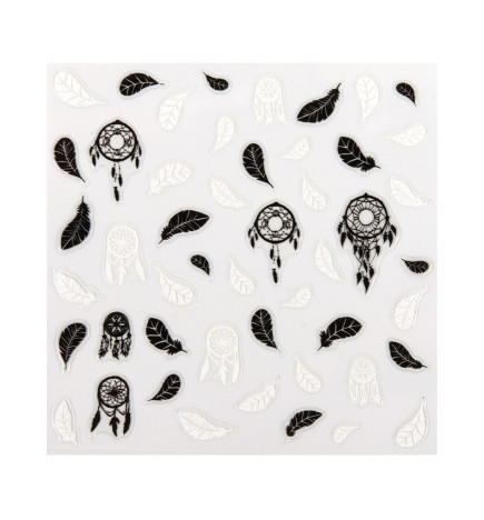 Décors Adhésifs pour Ongles Plumes Peggy Sage
