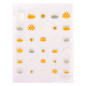 Décors Adhésifs pour Ongles Abeilles Peggy Sage Décors Adhésifs pour Ongles Abeilles Peggy Sage