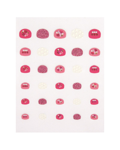 Décors Adhésifs pour Ongles Rose Peggy Sage