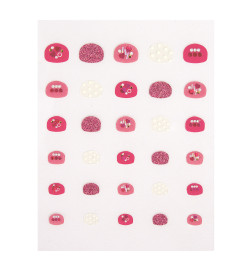 Décors Adhésifs pour Ongles Rose Peggy Sage