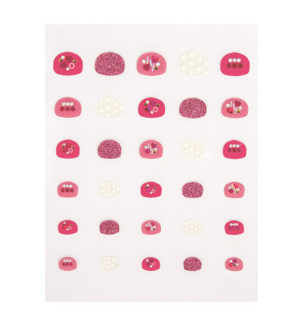 Décors Adhésifs pour Ongles Rose Peggy Sage