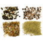 Mini Kit Paillettes pour Ongles Or Peggy Sage