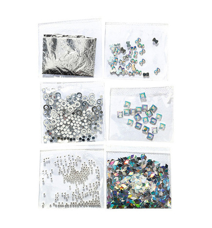 Mini Kit Nail Art Argent Peggy Sage