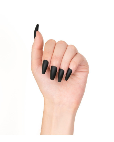 Faux Ongles Idyllic Nails Infinity Black Peggy Sage x 24