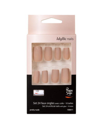 Faux Ongles Idyllic Nails Pretty Nude Peggy Sage x 24
