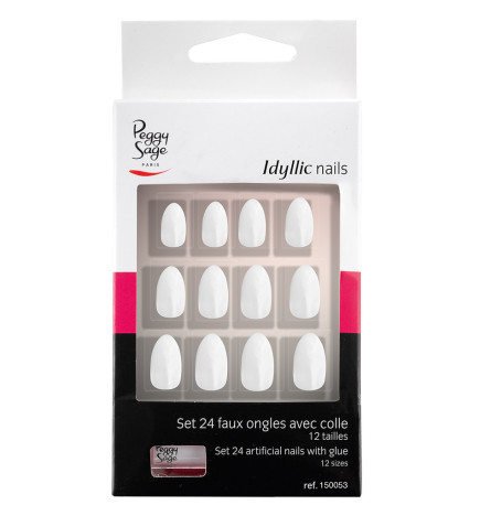 Faux Ongles Idyllic Nails Stiletto Chic Peggy Sage x 24