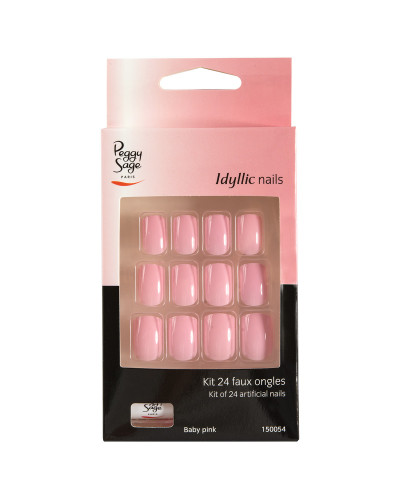 Faux Ongles Idyllic Nails BabyPink Peggy Sage x 24