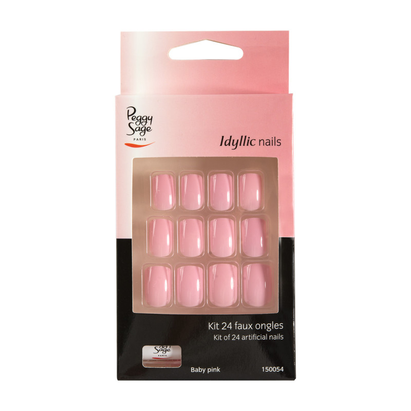 Faux Ongles Idyllic Nails BabyPink Peggy Sage x 24