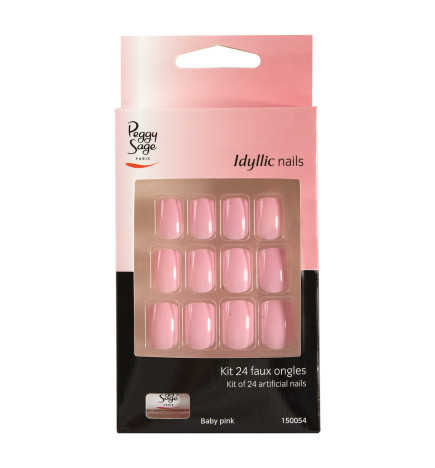 Faux Ongles Idyllic Nails BabyPink Peggy Sage x 24
