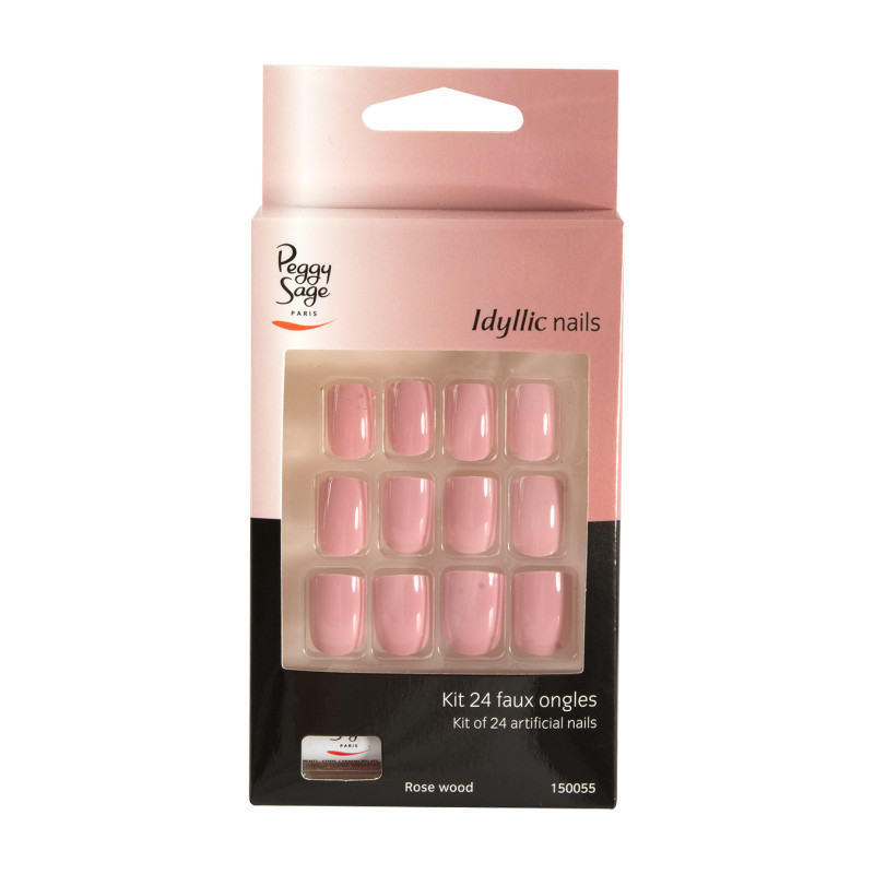 Faux Ongles Idyllic Nails RoseWood Peggy Sage x 24 Faux Ongles Idyllic Nails RoseWood Peggy Sage x 24
