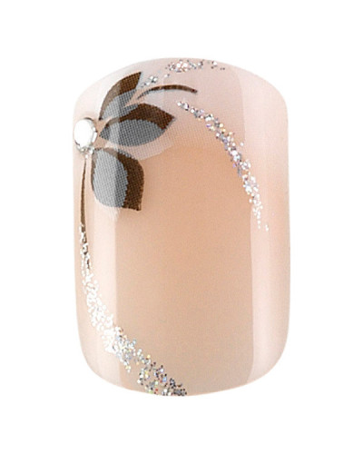 Faux Ongles Idyllic Nails ShinnyFlowers Peggy Sage x 24