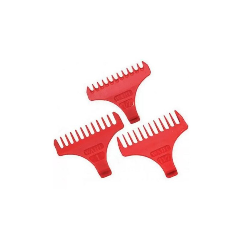 Set de 3 Contre-Peignes pour Tondeuse T-WIDE DETAILER Wahl Set de 3 Contre-Peignes pour Tondeuse T-WIDE DETAILER Wahl