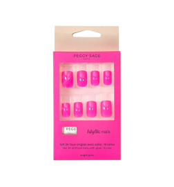 Set de 24 faux Ongles Idyllic Nails Bright Pink Peggy Sage