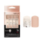 Faux Ongles avec Patch Nude Sparkle Peggy Sage x 24