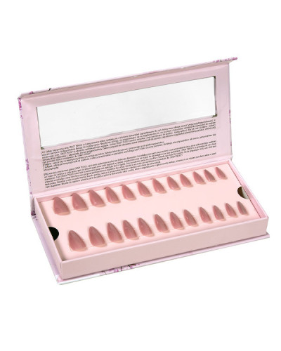 Kit de 24 Faux Ongles Réutilisables Crazy Peggy Sage