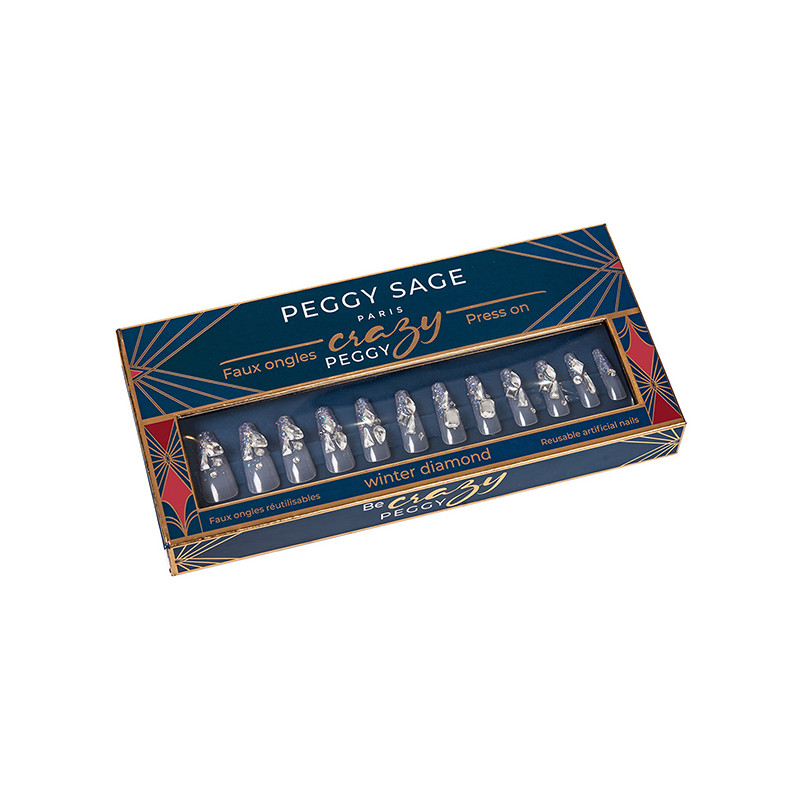 Faux Ongles Crazy Peggy - Winter Diamond Peggy Sage