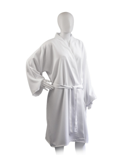 Kimono Rubis Blanc Polyester Mina Raine