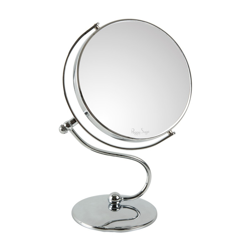 Miroir Double Face Grossissant x10 sur Pied Peggy Sage Miroir Double Face Grossissant x10 sur Pied Peggy Sage