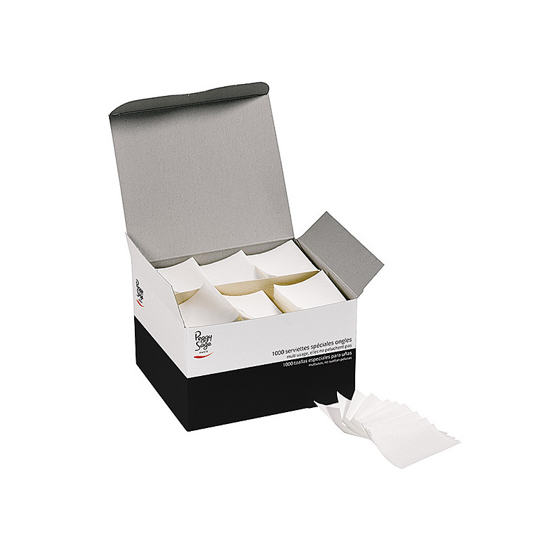 Serviettes Spéciales Ongles Peggy Sage x 1000 Serviettes Spéciales Ongles Peggy Sage x 1000