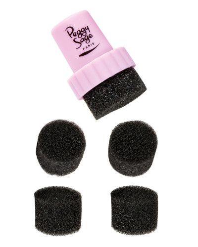 Éponges x 5 + Applicateur Dégradés Nail Art Peggy Sage