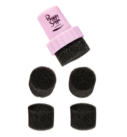 Éponges x 5 + Applicateur Dégradés Nail Art Peggy Sage